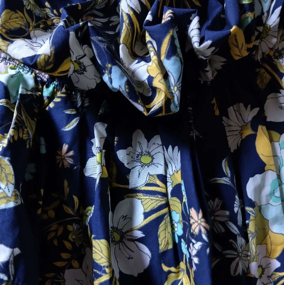Anthropologie Cinched Floral Tube Top NWOT - Picture 5 of 11
